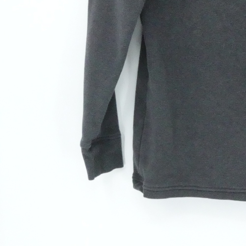 Athleta Hoodie Womens Small Charcoal Gray Funnel Neck Kangaroo Pocket - Picture 12 of 16